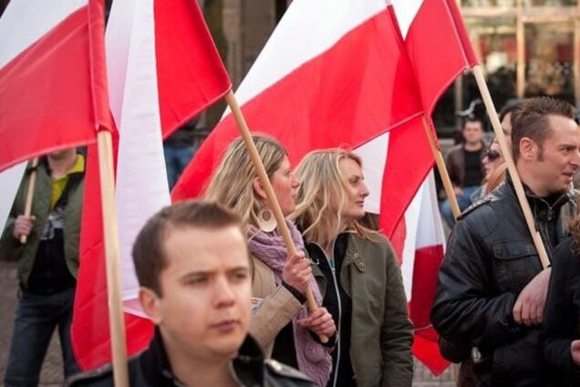 Демонстрация в Польше