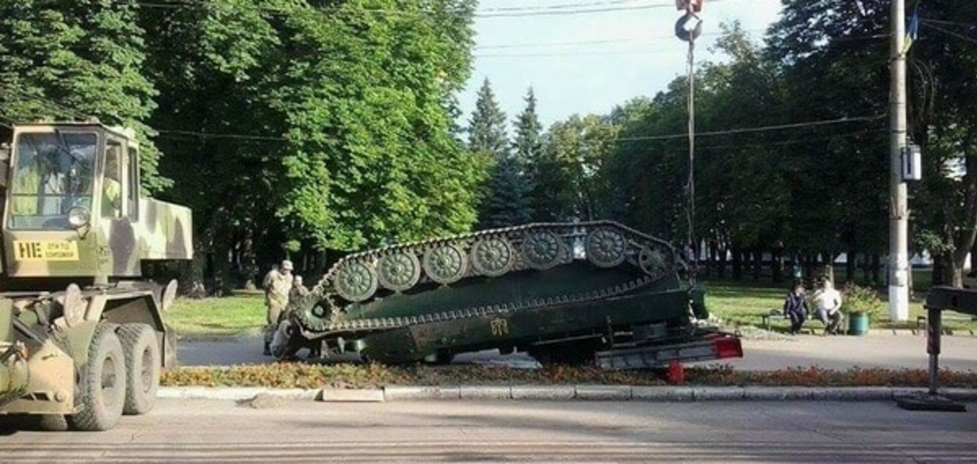 Авария техники в Конотопе