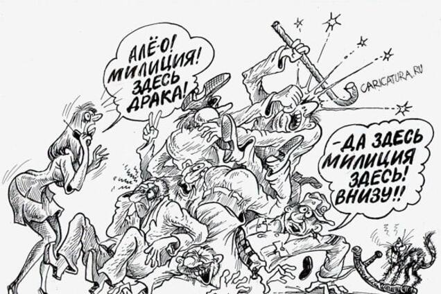 Служить и защищать: полицейские избили местного жителя за отказ дать взятку