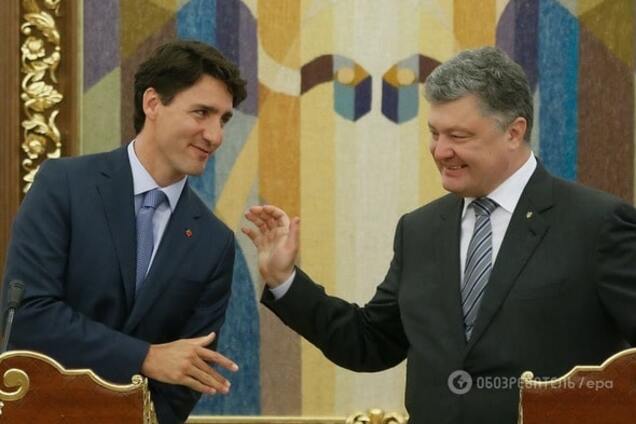 Трюдо и Порошенко
