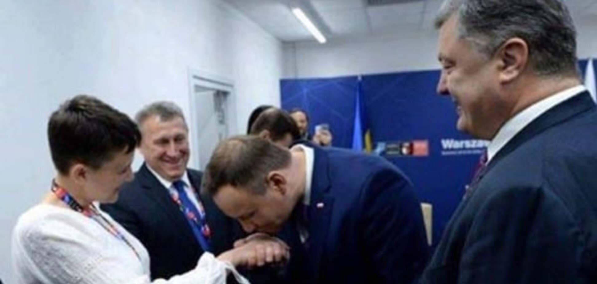 Анджей Дуда та Надія Савченко