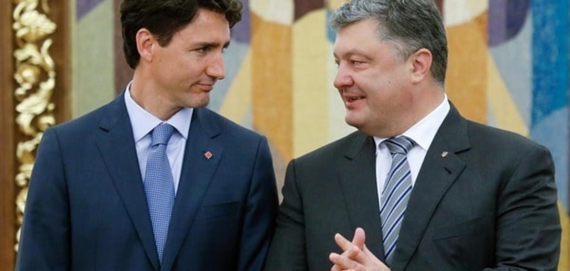 Порошенко провів зустріч із прем\u0027єром Канади Трюдо
