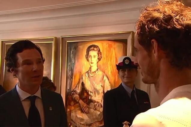 Бенедикт Камбербэтч и Энди Маррей