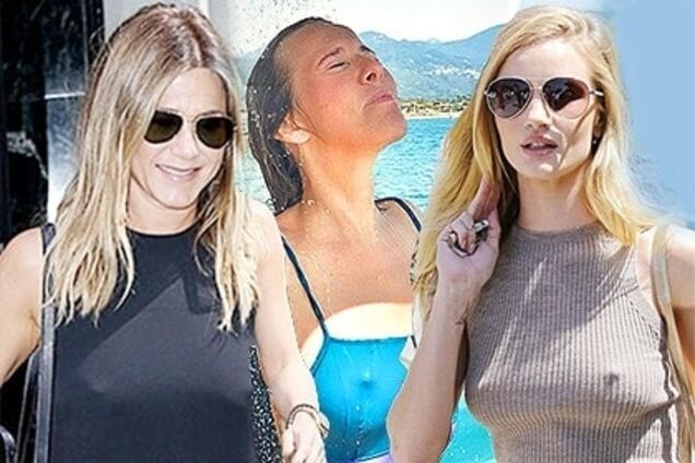 'Нет!' бюстгальтеру: смелые выходы в свет Энистон, Джоли и других звезд