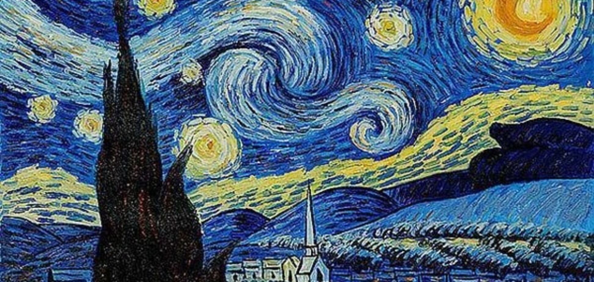 'Звездная ночь' на крови: ученые воссоздали из ДНК известную картину Ван Гога. Фото