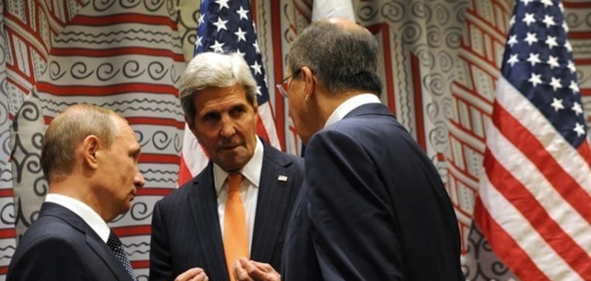 Владимир Путин, Джон Керри, Сергей Лавров