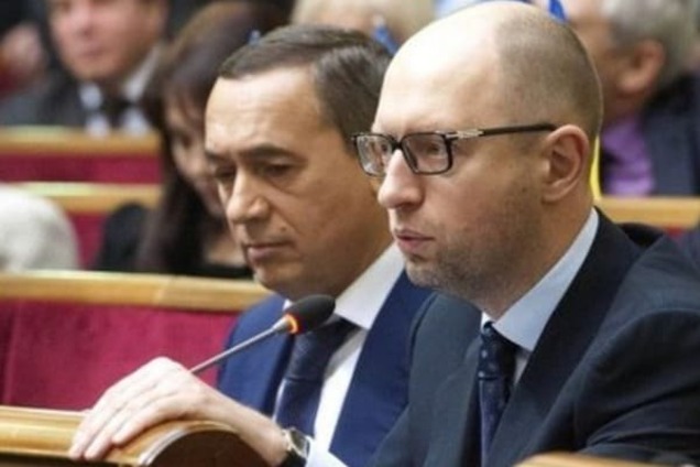 Арсений Яценюк и Николай Мартыненко