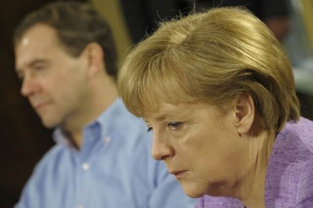 Дмитро Медведєв, Ангела Меркель