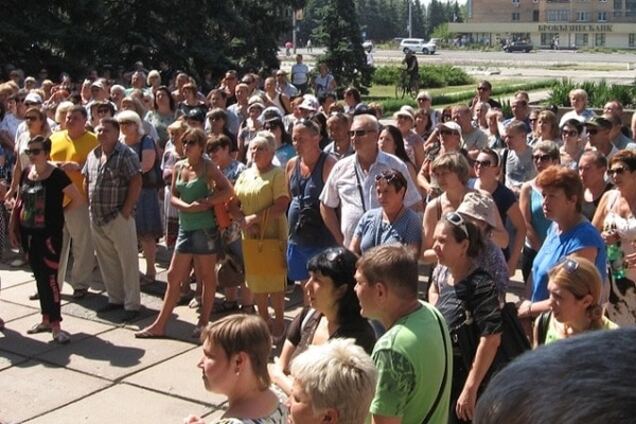 Митинг в Горловке