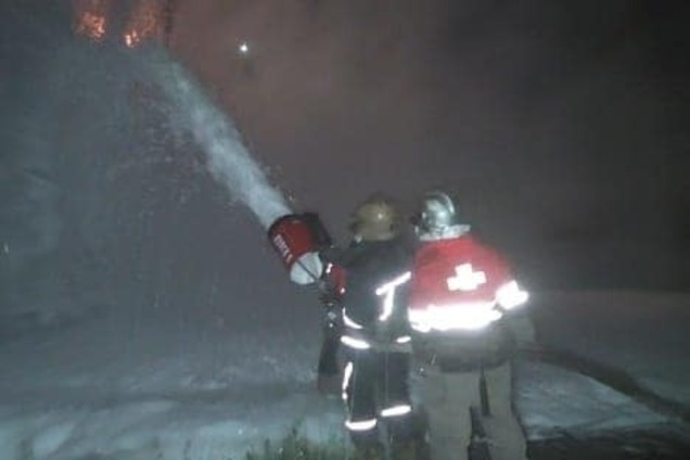 В Харькове загорелась электростанция: пожар ликвидировали. Видео