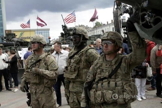 Американские военные в Латвии
