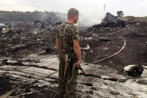 Место крушения MH17