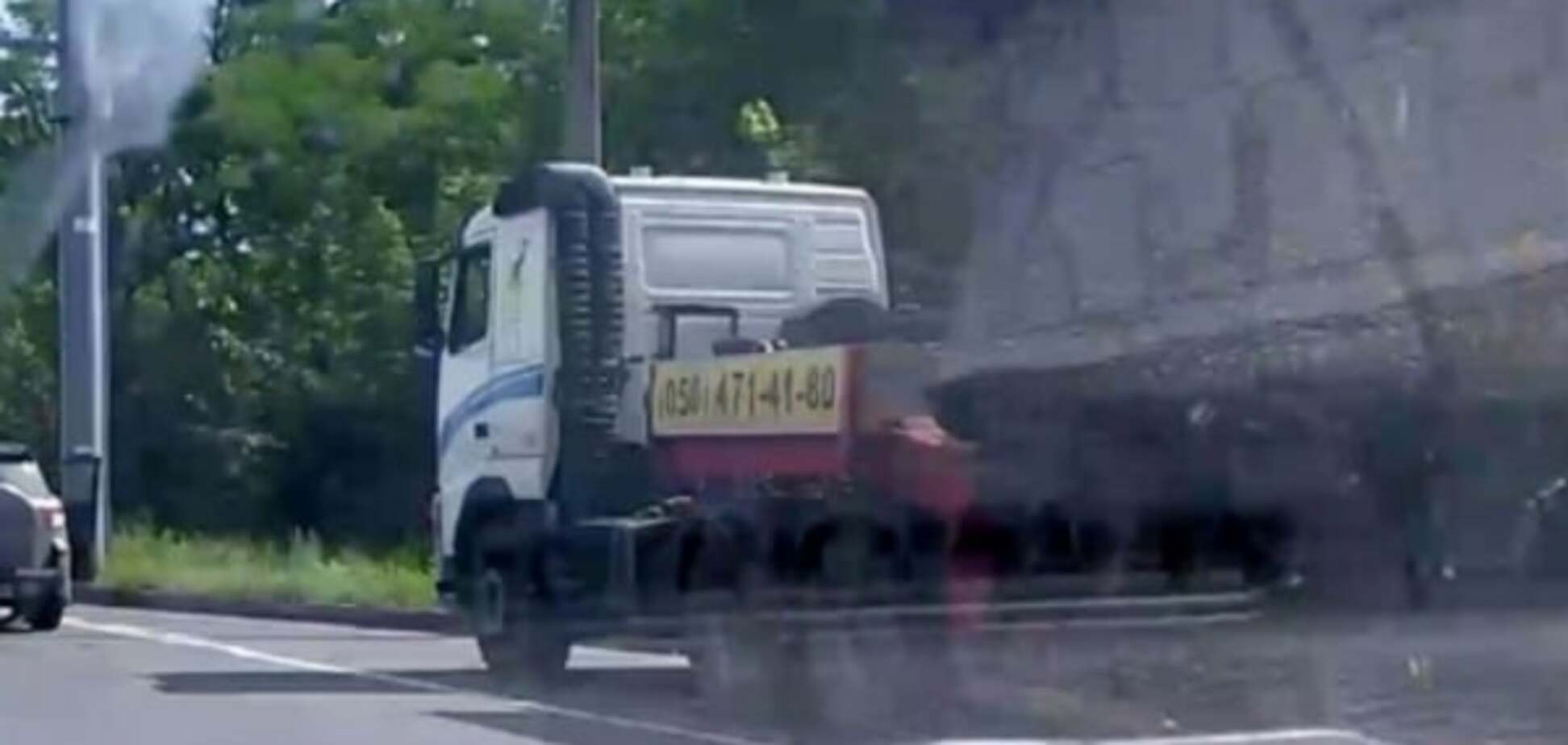 Тягач, на котором увозили \'Бук\'