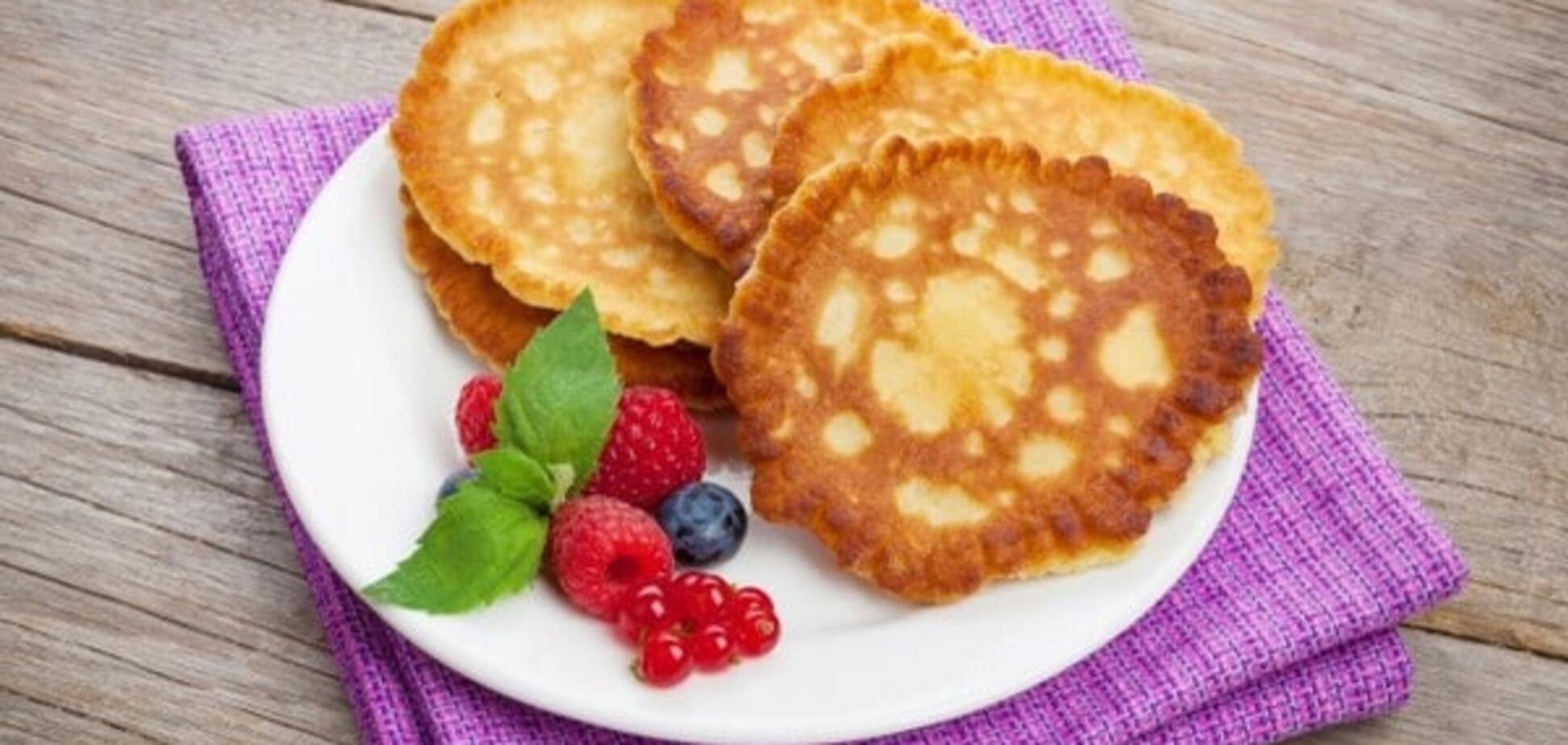 Овсяные оладьи на кефире