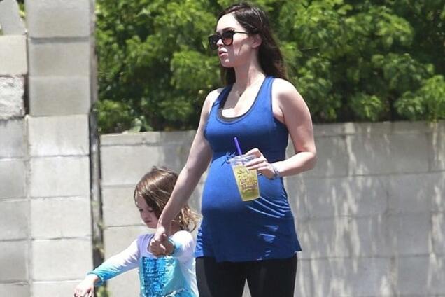 Меган Фокс с сыном