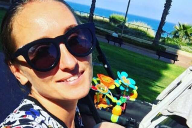 Настя Винокур с сыном