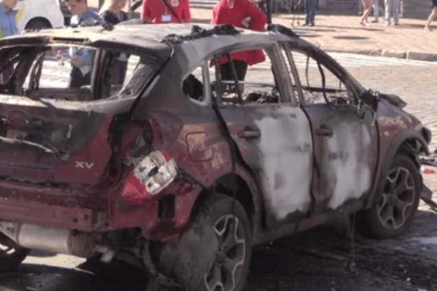 Авто, в котором взорвали Шеремета