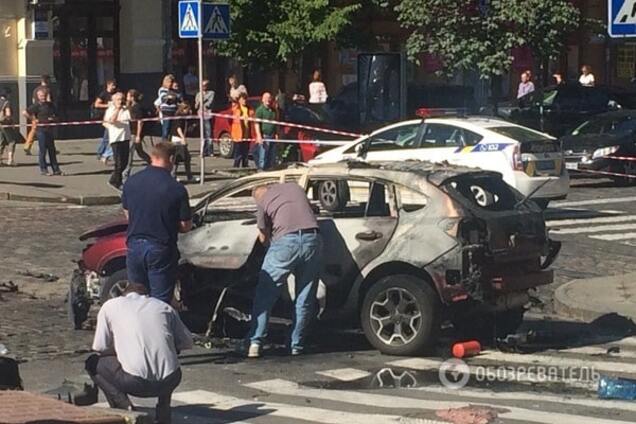 Взрыв машины с Шереметом