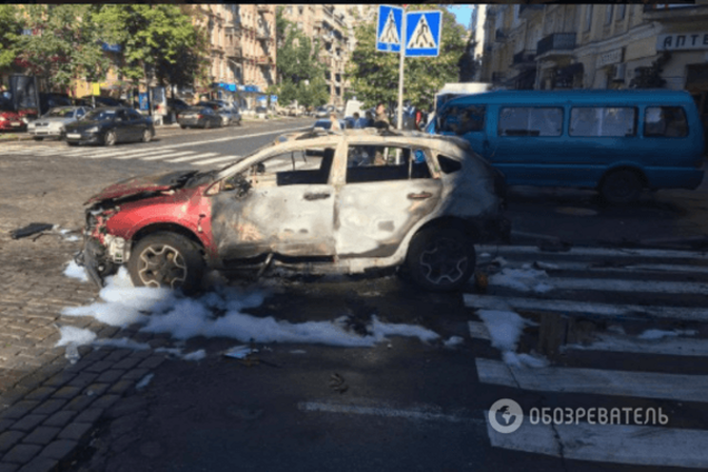 Место гибели Павла Шеремета