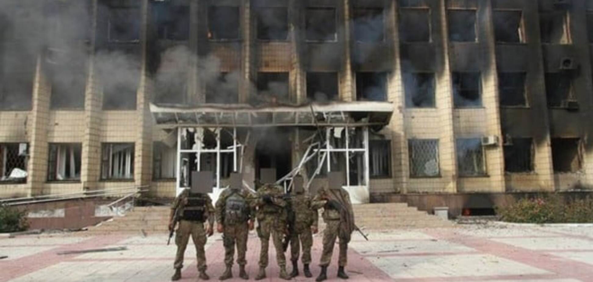 Бойцы военного спецназа в Торецке