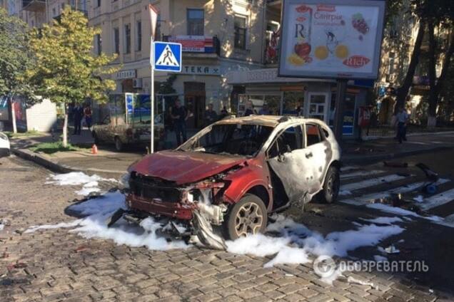 Автомобиль, в котором ехал Шеремет