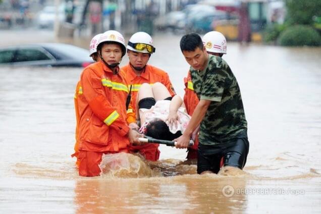 наводнение в Китае