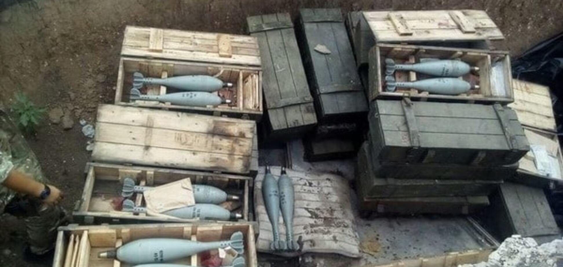 Обеззброїли: на Донбасі СБУ знайшла схованку 'ДНР' із сотнями мін