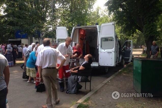 Участникам молебна стало плохо
