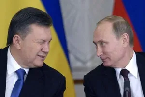 Виктор Янукович и Владимир Путин