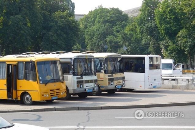 крестный ход, Киев, автобусы