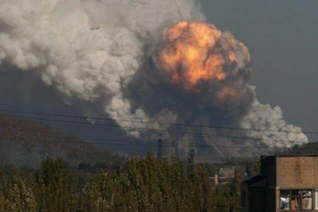 Взрыв на Донбассе