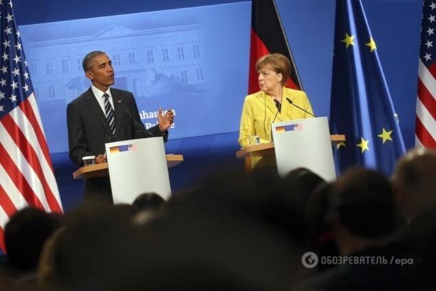 Барак Обама, Ангела Меркель