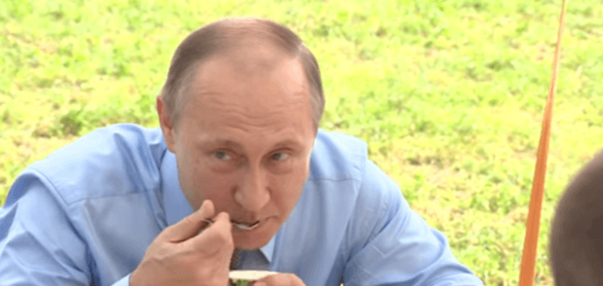 Владимир Путин, йогурт, видео