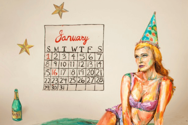 Картина на человеческом теле