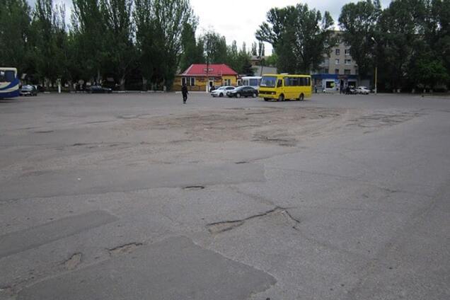 Дорога в Славянске