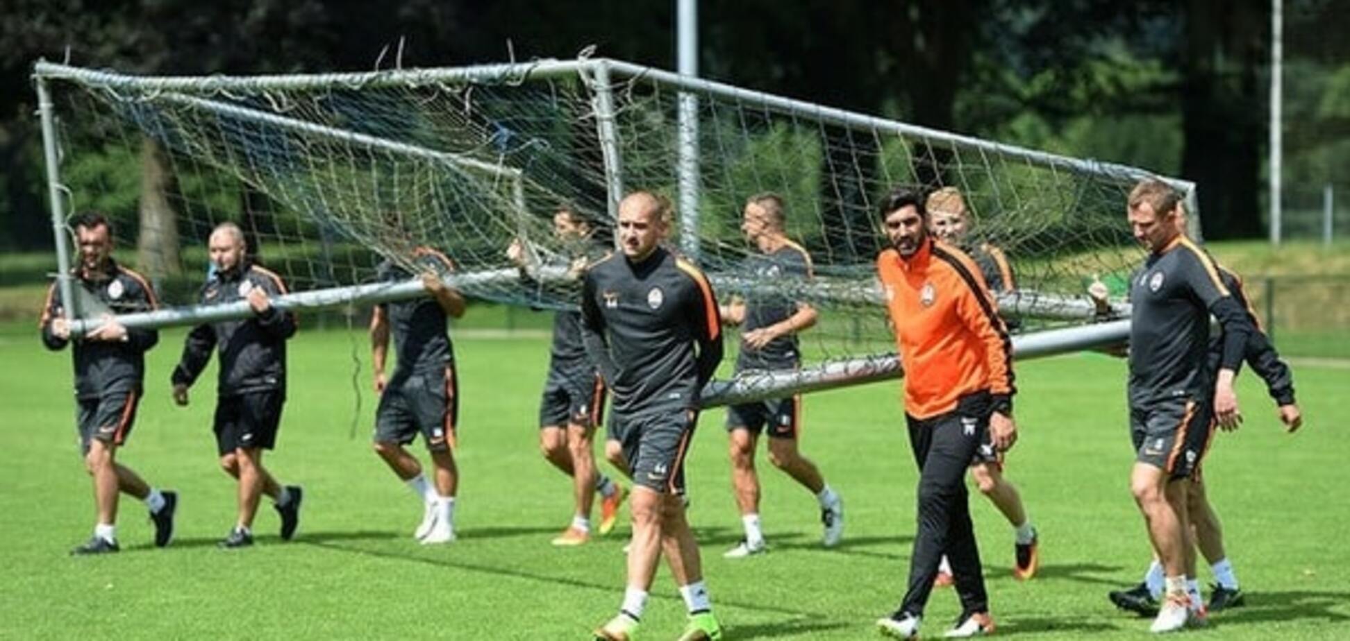 тренировка Шахтера