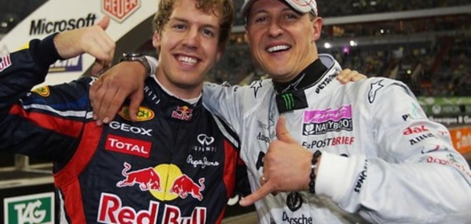 Феттель и Шумахер