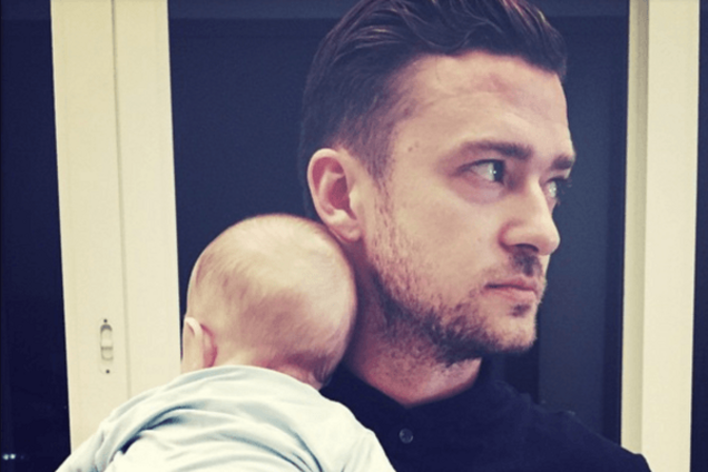 Джастин Тимберлейк с сыном