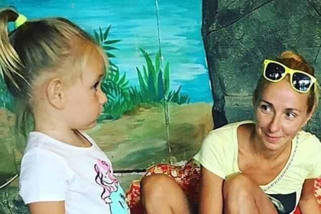 Татьяна Навка с дочерью