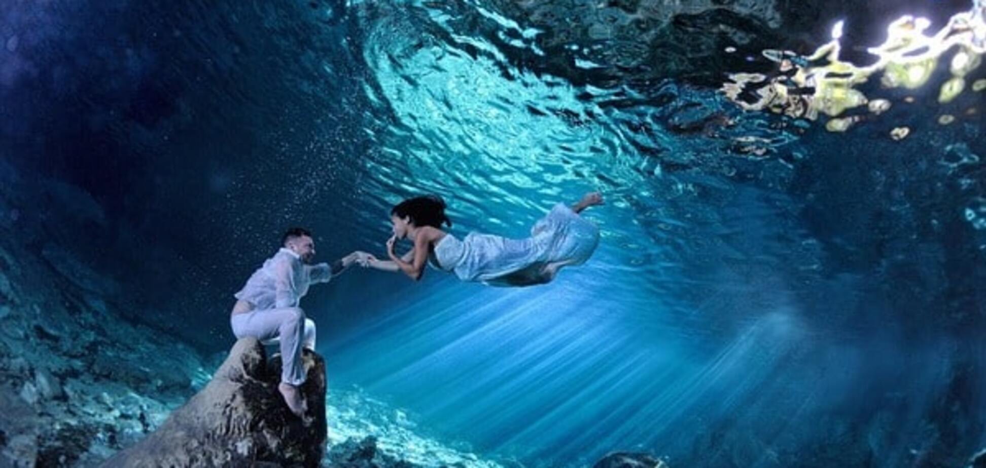 Свадебные фотосессии под водой