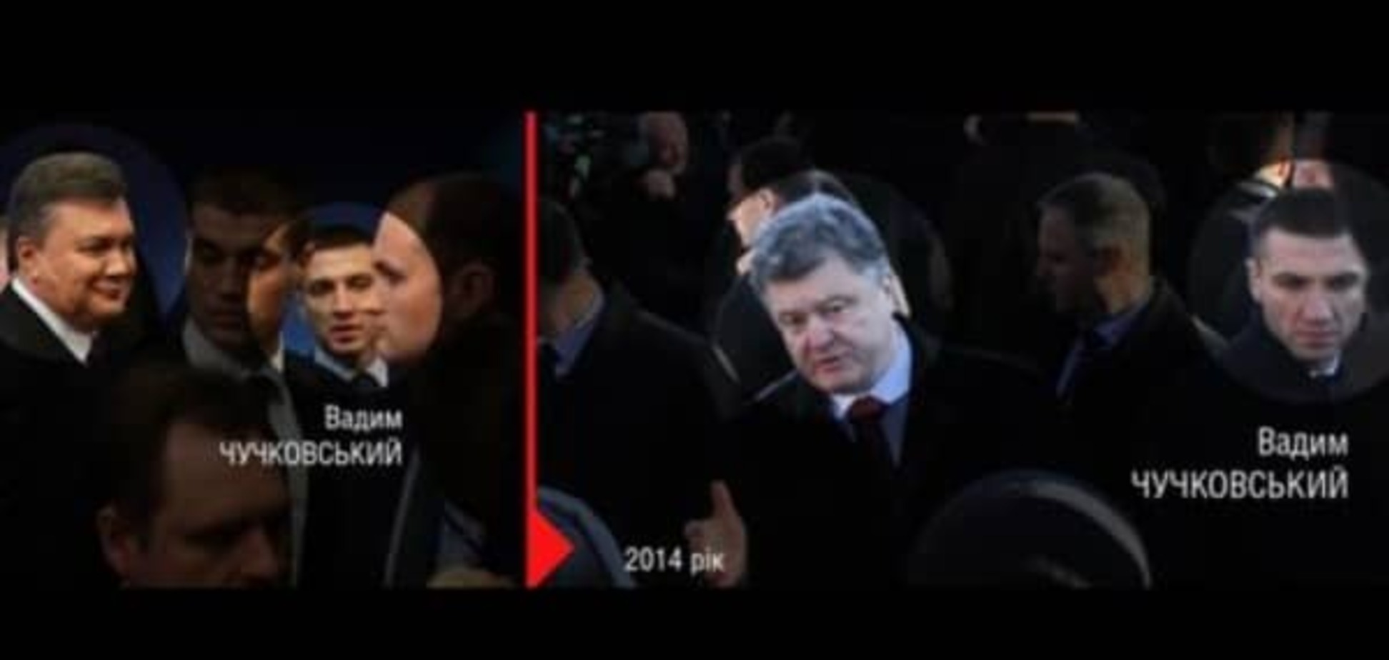 Охранники Порошенко и Януковича