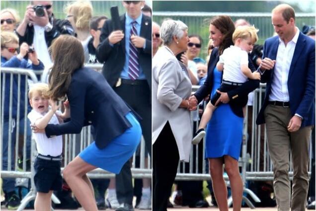 Принц Джордж и Кейт Миддлтон