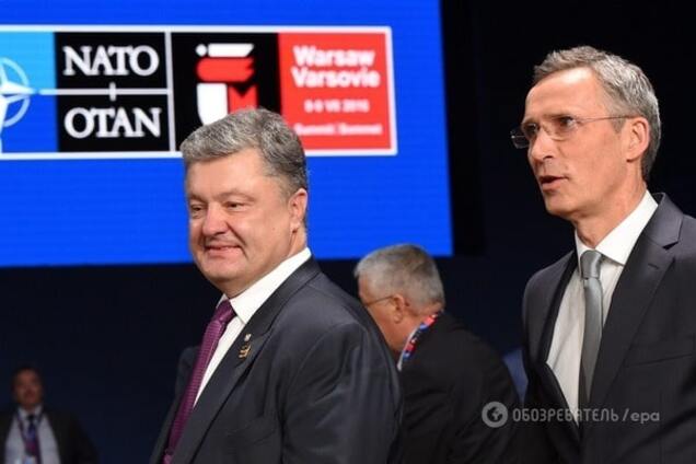 Петр Порошенко и Йенс Столтенберг