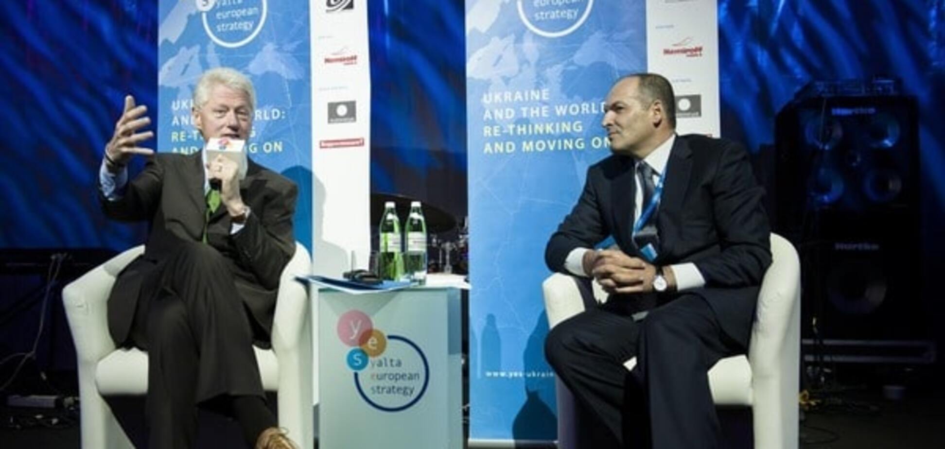 Билл Клинтон и Виктор Пинчук