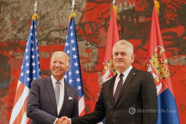 Джо Байден и Томислав Николич