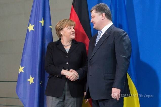 Меркель и Порошенко