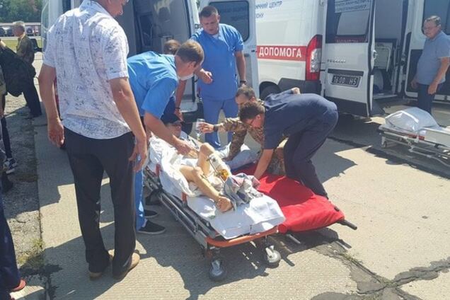 Поранені бійці АТО