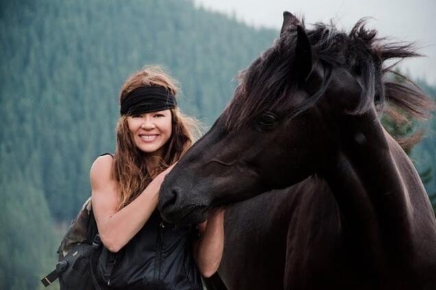 Руслана в Карпатах