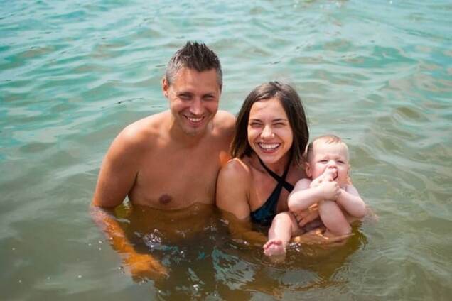 Евгений Кубик с семьей