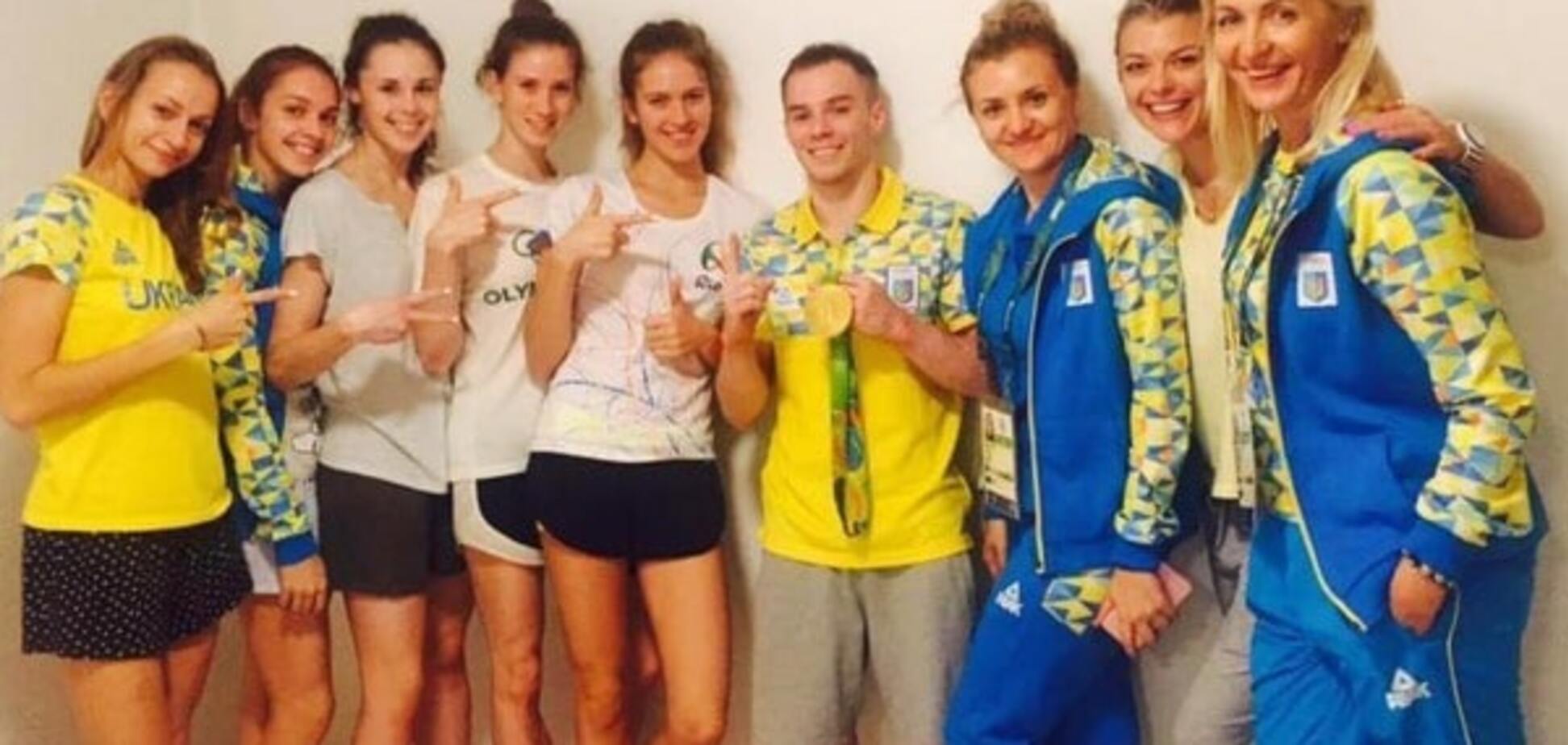 Олимпиада-2016: в сети показали, как в сборной Украины отметили 'золото' Верняева - яркие фото
